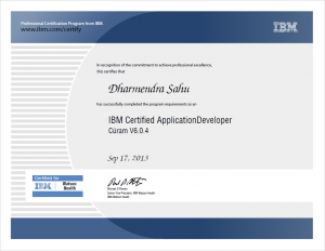 CERTIFICATION IBM Watson Health 6.0.4 Developer