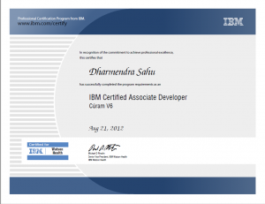 CERTIFICATION IBM Watson Health 6 Developer